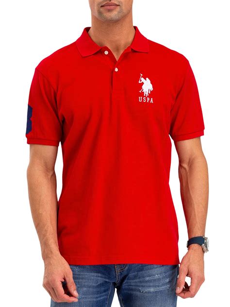 <b>Hanes</b> Men's CottonBlend EcoSmart Jersey <b>Polo</b> with Pocket 2-Pack. . Walmart polo shirt